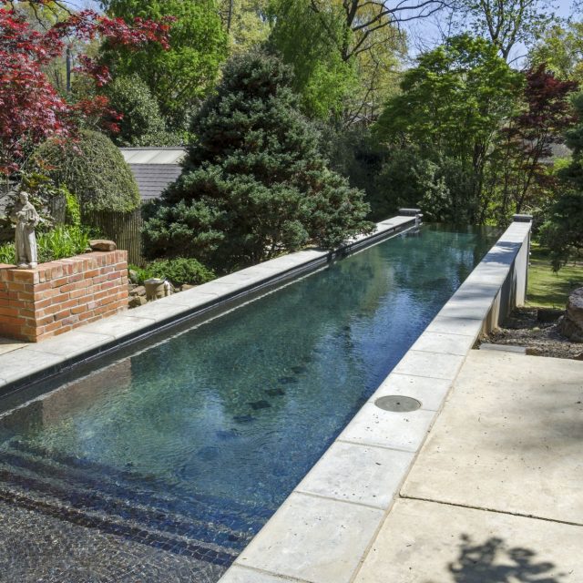 exercise lap pool in garden