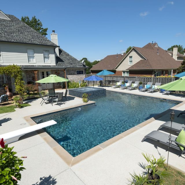 geometric pool in Memphis