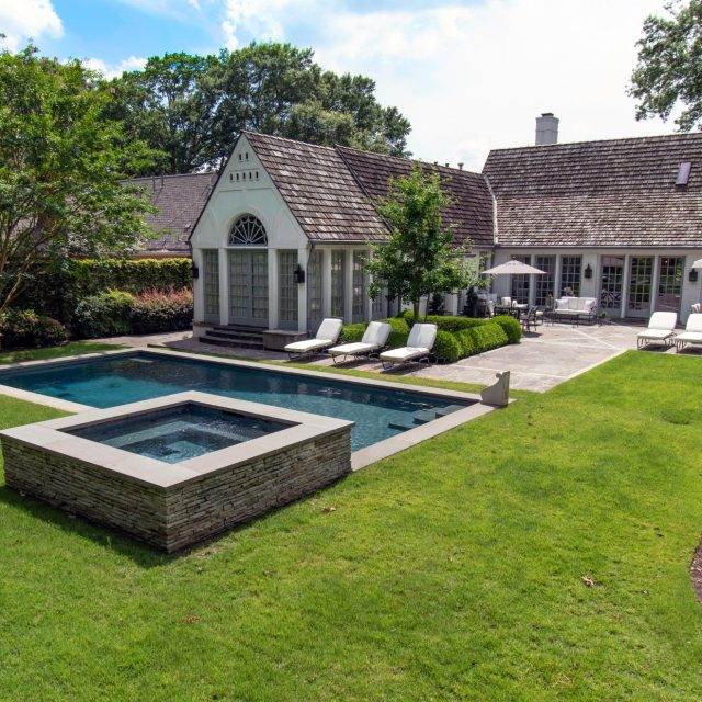 cocktail pool garden view