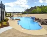 Thumnbail of freeform pool with basketball hoop