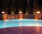 Thumnbail of pool with fire features and waterfalls