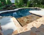 Thumnbail of freeform pool with patio