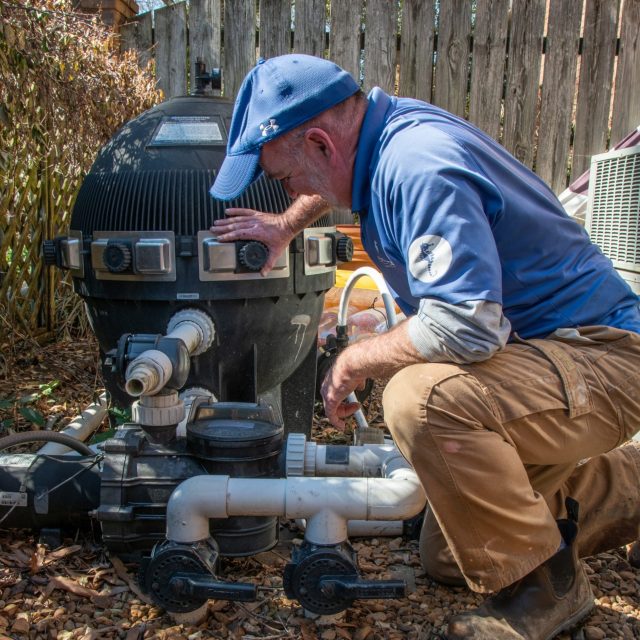 Checking swimming pool pumps