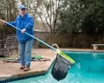 Thumnbail of Removing foliage from pool surfaces