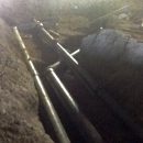 Underground pipe work for Bass Pro Pyramid