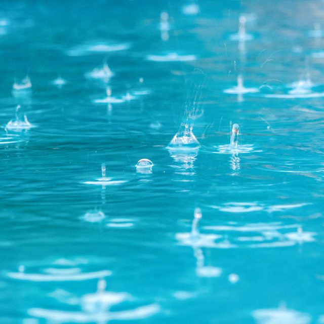 The effects of rainwater in your swimming pool.